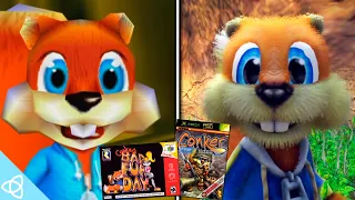 Conker's Bad Fur Day (N64 Original) vs. Conker: Live & Reloaded (Xbox Remake) | Side by Side