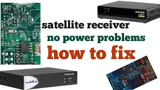 satellite receiver no power problem (how to fix no power dish receiver ) in 5 min