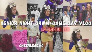 Senior Night Vlog ♡: Game Day|GRWM| Solos| Cheer battle (We WON!)