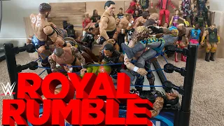 WWE Action Figure Royal Rumble Match | TBW