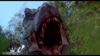 Jurassic Park 3 3 10) Movie CLIP   Spinosaurus vs  T Rex (2001) HD~1