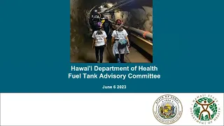 Fuel Tank Advisory Committee Meeting #10 - June 6, 2023