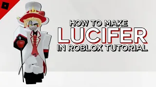 HOW TO MAKE LUCIFER MORNINGSTAR FROM HAZBIN HOTEL IN ROBLOX (Avatar Tutorial)