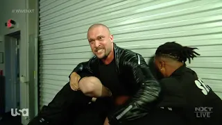 Johnny Gargano attempts to attack Karrion Kross on the Backstage Area (Full Segment)