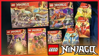 My Ninjago Dragons Rising Winter 2024 Set Haul! 🐉 (ft. Waffle & Momo)