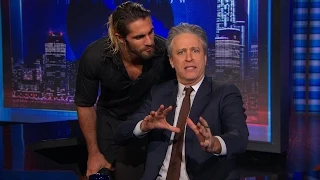 Seth Rollins crashes 'The Daily Show with Jon Stewart"