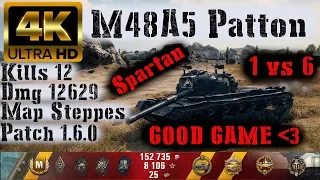 M48A5 Patton [WOT Replay] Gameplay in 4K [3840 × 2160] - 12 Kills 12.6K Damage #WOT_Replay