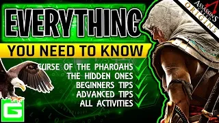 Assassins Creed Origins Complete Guide & Top Tips | Covers BOTH DLC [All Features Explained Indepth]