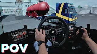 The Ultimate Heavy Hauling Experience: 70T Transport in Euro truck simulator 2 | Triple TVs