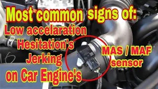 Mass Air flow sensor faulty solutions/ What are the caused and tips for failed MAF sensor andam #new