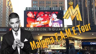 Maluma 2018 F.A.M.E Tour| Madison Square Garden
