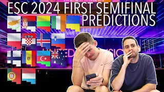 EUROVISION 2024 - 1ST SEMIFINAL - SECOND REHEARSALS - REACTION AND PREDICTION - JURAVISION