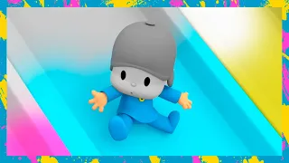Color Cars and Slides | FUNNY VIDEOS and CARTOONS for KIDS of POCOYO in ENGLISH