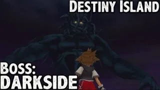Kingdom Hearts HD 1.5 Remix - Final Mix | Boss Fight: Darkside [Destiny Island]