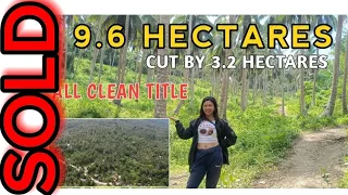 #Vlog29 | 9.6 HECTARES | Cut By 3.2 Hectares | CLEAN TITLE | Good for Investment | 2.6M PER HECTARES