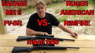 Ruger American Rimfire VS Savage MKII FV-SR Field Tests, Comparison and Overview