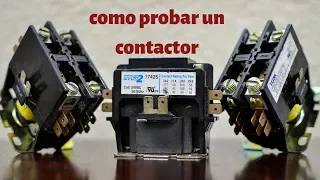 como probar un contactor de aire acondicionado