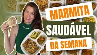 COMO FAZER MARMITA FIT  PARA A SEMANA - simples, fácil e saudável! Almoço e jantar com 100 reais!