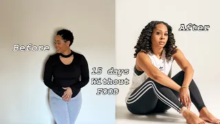 15 Day WATER FAST RESULTS with crazy transformation *before and after*