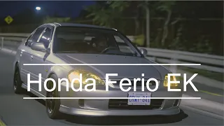 【Honda】 Ferio EK | Running in the 90s | 4K