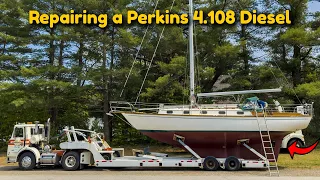 Replacing the Rear Main Seal on a Sailboat (Perkins 4.108 Diesel)
