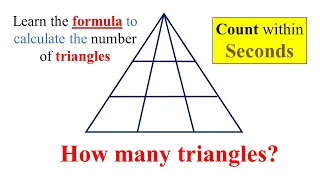 How many triangles are in this picture? | Learn Math with Zain | Viral Math Problem