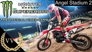 Monster Energy Supercross PS4 Gameplay | Angel Stadium 2 Race