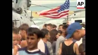 YUGOSLAVIA: KOSOVO: GNJILANE: US MARINES ARRIVE