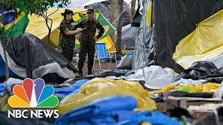 Bolsonaro supporters' camp near Brasilia army HQ dismantled