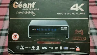 جيون 750 اللوري المعدن اندرويد 7 🤩 الوحش 4k فورايفر Geant ott 750 4k Allure