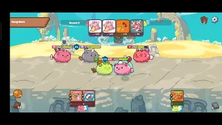 PMB ninja combo realtime gameplay - Axie Infinity classic 2024