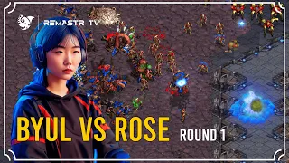 STARCRAFT FASTEST COREANO 🇰🇷 BYUL vs ROSE 🇰🇷 ROUND 1 y 2