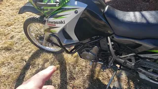 Klr650 doohickey whirling sound after torsion spring install