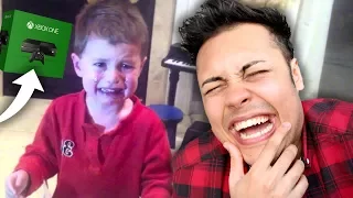 REACTING TO KIDS CRYING OVER BAD CHRISTMAS PRESENTS !!! (SO FUNNY)
