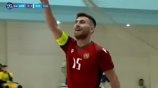 ELIMINATÓRIAS UEFA FUTSAL EURO 2022 - ARMÊNIA 2 X 5 RÚSSIA