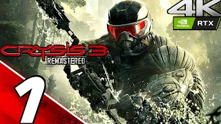 CRYSIS 3 REMASTERED Gameplay Walkthrough Part 1 (4K 60FPS ULTRA PC RAY TRACING) No Commentary