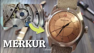 Si tienes menos de 30 años deberías conocer este tipo de relojes MERKUR LEVEE. Mecánico puro