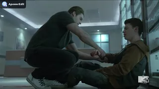 Teen Wolf 6x20 "The Wolves of War" Theo takes Gabe's pain *Gabe's Death scene*