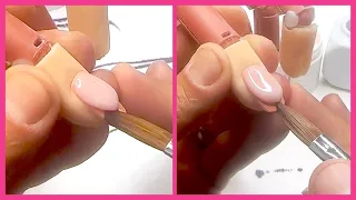 YN NAIL SCHOOL: How To Get Perfect Cuticle Application with Acrylic Nails