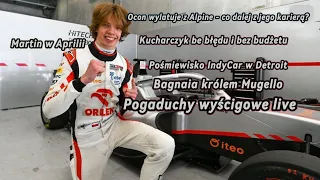 Pogaduchy wyścigowe live: Kapitalny Kucharczyk, dominacja Bagnai na Mugello i kompromitacja IndyCar