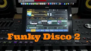 Korg Pa5x - Funky Disco 2 - Dance Category - Style Element - OS V 1.2.1 new sound