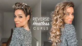 REVERSE HEATLESS CURLS! Comfortable To Sleep-In | Shonagh Scott