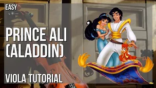 How to play Prince Ali (Aladdin) by Robin Williams on Viola (Tutorial)