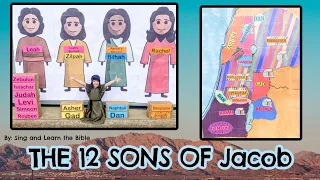 The 12 Sons of Jacob /12 Tribes of Israel Bible Song