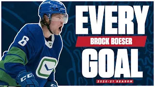 Every Brock Boeser Goal From The 2020-21 NHL Season