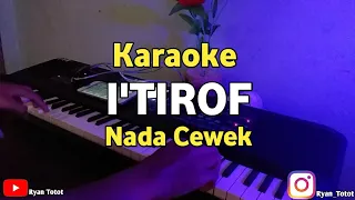 Karaoke I'tirof Nada cewek Lirik Versi Sabyan | Karaoke Sholawat