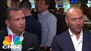 Derek Jeter and Alex Rodriguez Talk Charity At BTIG Charity Day 2017 | CNBC