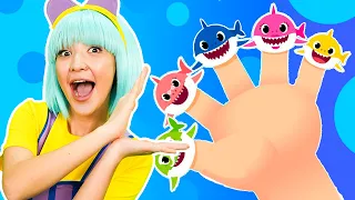 Baby Shark Finger Family - Kids Songs | TigiBoo