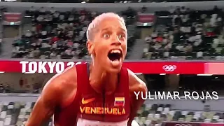 TOKYO 2021 Yulimar Rojas Medalla de ORO Record Olimpico - Record Mundial