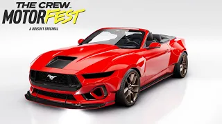 The Crew Motorfest Ford Mustang GT Convertible Customisation & Pro Settings